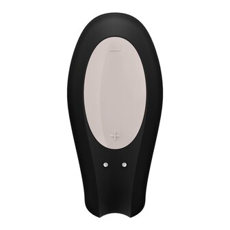 Satisfyer Double Joy Koppel Vibrator- Zwart