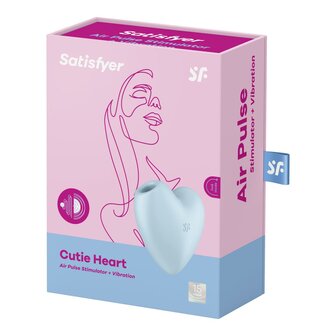 Satisfyer Cutie Heart - Blauw