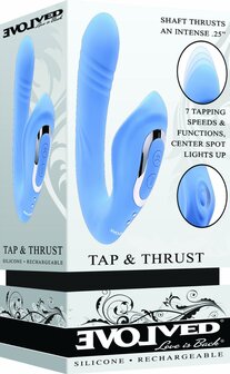 Evolved - Tap and Trust Vibrator - Lichtblauw