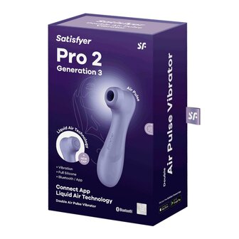 Satisfyer Pro 2 - Generation 3 App Controlled - Lila