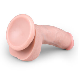 Realistische Dildo Met Balzak - 15 cm