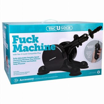 Doc Johnson - VacULock Fuck Machine - Zwart