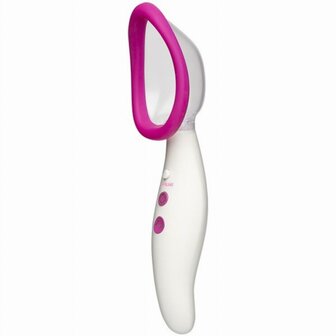 Doc Johnson - Automatische Vibrerende Pussy Pomp - Wit &amp; Roze
