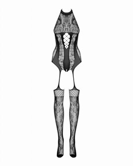 Obsessive - Bodystocking F240 - Zwart