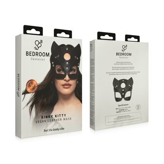 Bedroom Fantasies - Kinky Kitty Masker - Zwart