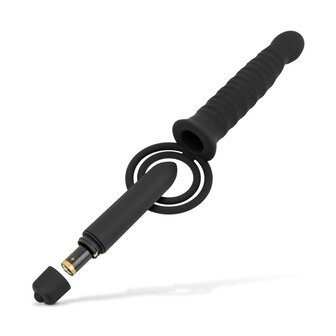 Men Only - Multifunctionele Dildo - Zwart