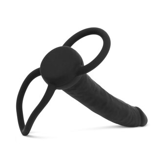 Men Only - Dildo met Penisring - Zwart