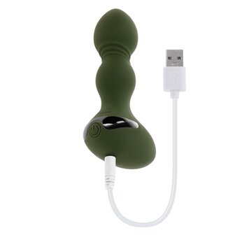 Evolved - Lieutenant Vibrerende Anaal Plug - 12 cm