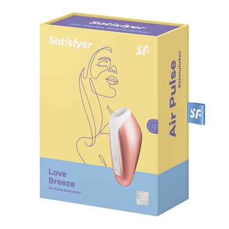 Satisfyer Love Breeze Luchtdrukvibrator - Copper