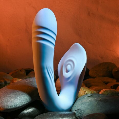 Evolved - Tap and Trust Vibrator - Lichtblauw