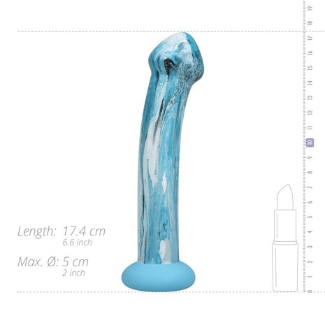 Gildo - Ocean Ripple Glazen Dildo