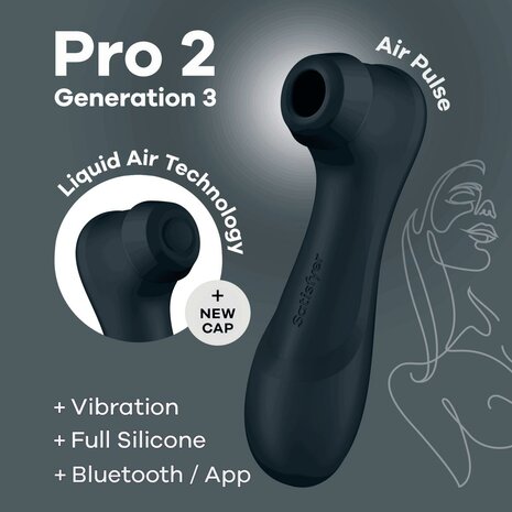 Satisfyer Pro 2 - Generation 3 App Controlled - Zwart