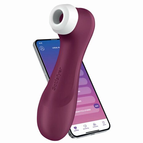 Satisfyer Pro 2 - Generation 3 App Controlled - Wijnrood