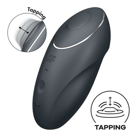 Satisfyer Tap & Climax 1 - Grijs