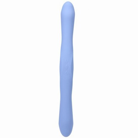 Doc Johnson - Dubbele Vibrator met Afstandsbediening - Blauw