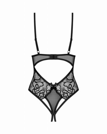 Obsessive - Blomentis Kruisloze Teddy - Zwart