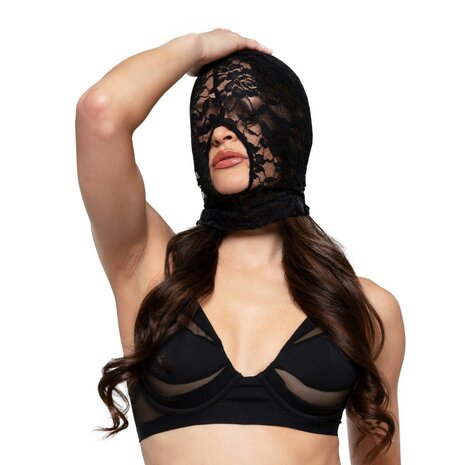 Bedroom Fantasies - Kanten BDSM Masker - Zwart