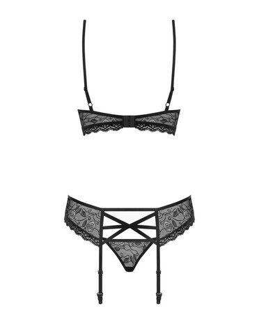 Obsessive - Fabulous Jarretelset - Zwart