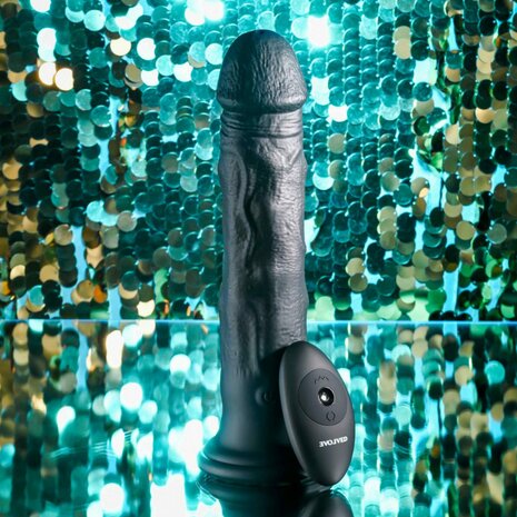 Evolved - Black Thunder Vibrerende Dildo - 25 cm