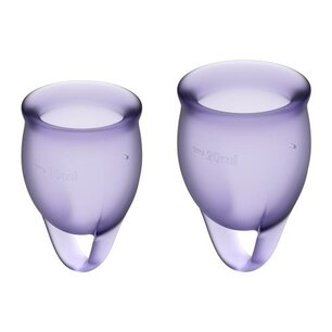 Satisfyer Feel Confident Menstruatie Cups - Lila Satisfyer Feel Confident Menstruatie Cups - Lila