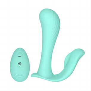 Tracy's Dog - Panty Vibrator met afstandsbediening - Turquoise Tracy's Dog - Panty Vibrator met afstandsbediening - Turquoise