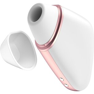 Satisfyer Love Triangle Luchtdrukvibrator - Wit Satisfyer Love Triangle Luchtdrukvibrator - Wit