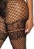 All About You Catsuit w/ Open Kruis - Zwart